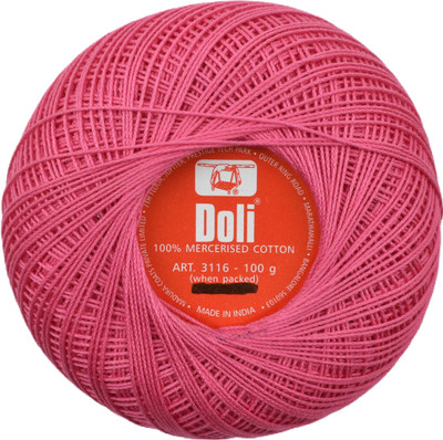 Hunny - Bunch Doli Premium Knitting Crochet Mercerised Cotton Thread Ball (Shade 54) Thread(200 m Pack of1)