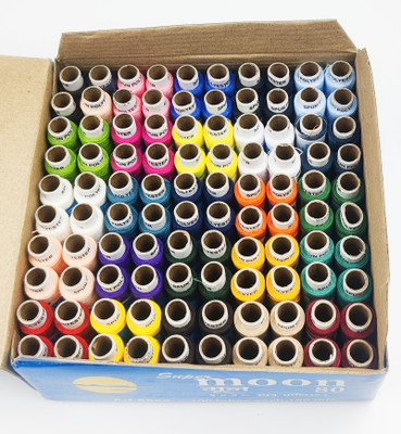 Shubh Mart MULTICOLOR Thread(150 m Pack of100)