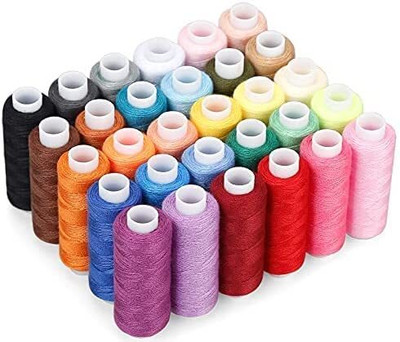 Palak Yarn Multicolor15 Thread(150 m Pack of100)