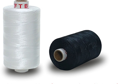 DOMICK Ultra-Thin Strong Nylon Thread 2 Ply, Beading Jewellery Craft Making. 1000M Thread(500 m Pack of4)