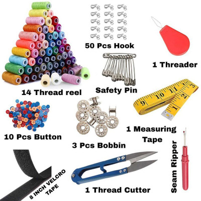 DEALDASH MULTICOLOR Thread(150 m Pack of14)