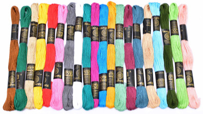 Simi Enterprise 20 Pc Multicolor14 Thread(8 m Pack of20)