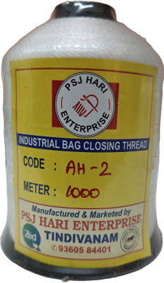 PSJ Hari White Thread(1000 m Pack of10)