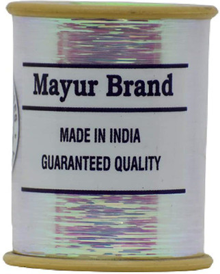 Hunny - Bunch Metallic Flat Badla [Shiny Lurex] Thread(Pack Of 1)(Rainbow) Thread(1000 m Pack of1)
