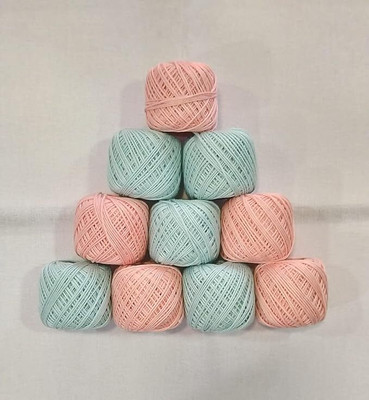 Elexiq Light Sky + Pink Thread(30 m Pack of10)