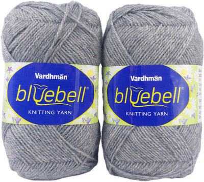 ARTPARASITE Hand Soft Bluebell Yarn Wool Ball Fingering Crochet Acrylic Knitting Yarn Thread Thread(300 m Pack of2)