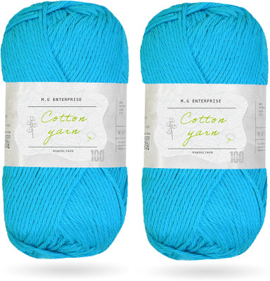 M.G Enterprise Neon Blue Thread(338 m Pack of2)