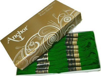 ANCHOR Green Thread(8 m Pack of15)