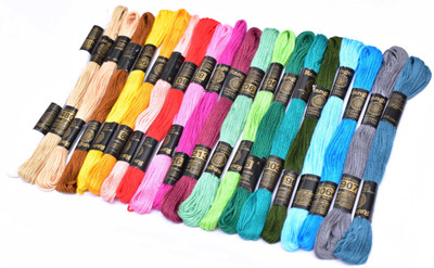 M.G Enterprise 20 Mixed Color Thread(8 m Pack of20)