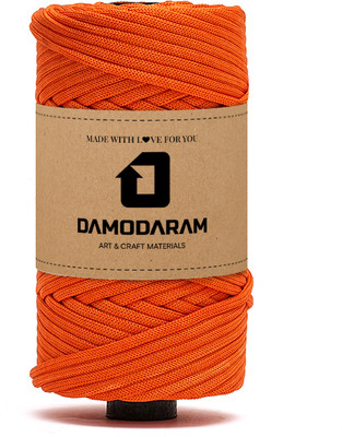 DAMODARAM 3mm PP Macrame Thread Cord Dori For Art Craft & DIY Projects Thread(50 m Pack of1)