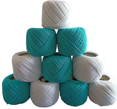 Sygnius Aqua Blue + White Thread(30 m Pack of10)