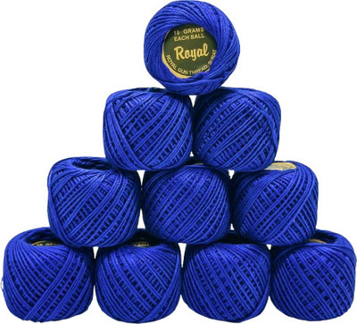 ROYAL GUN THREAD Blue Color Thread(35 m Pack of10)