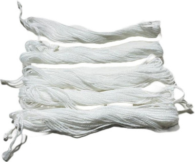 PADMAVATHI ENTERPRISES WHITE Thread(1 m Pack of5)