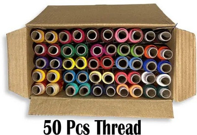 StwoN Multicolor Thread(150 m Pack of50)