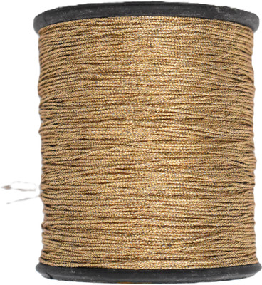 Hunny - Bunch Premium & Fine Quality Metallic Zari Dori Thread for Embroidery(Shade-k-560) Thread(300 m Pack of1)