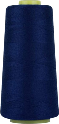 Hunny - Bunch Spun Polyester Overlocking Thread Navy Blue Thread(5000 m Pack of1)