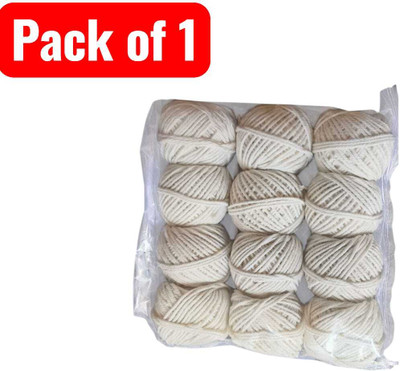 TRUSTMART WHITE Thread(20 m Pack of1)