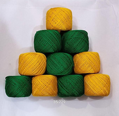 Sygnius Green & HALDI Yellow Thread(30 m Pack of10)