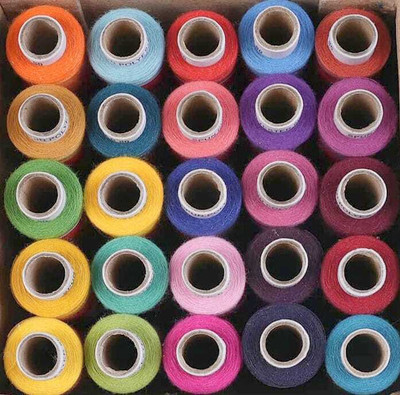 Clezaro Multicolor Thread(300 m Pack of25)