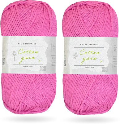 M.G Enterprise Carnation Pink Thread(338 m Pack of2)