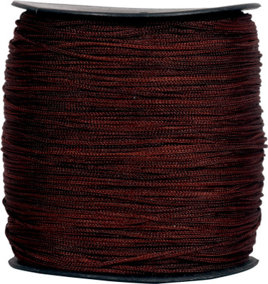DAMODARAM 1 MM Thickness Nylon Macrame Thread Cord Gop Dori for Jewellery Making, Bags, Purse and Many Other DIY Crafts (Weight : 200 Gram | Length : 400 Meter | Colour : Brown Coffee ) Thread(400 m Pack of1)
