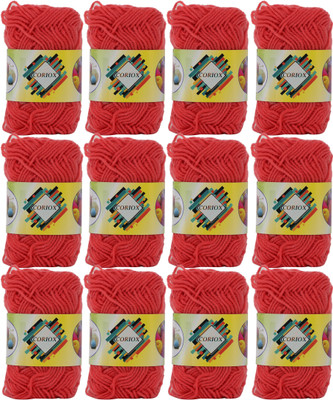 coriox Neon Pink Thread(100 m Pack of12)