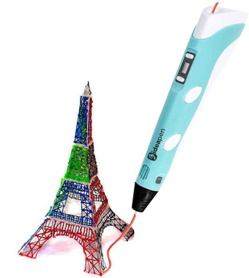 3IdeaTechnology 2023 Upgraded 3D Pen - Blue = Smart & Intelligent Drawing doodler 3D Printer Pen