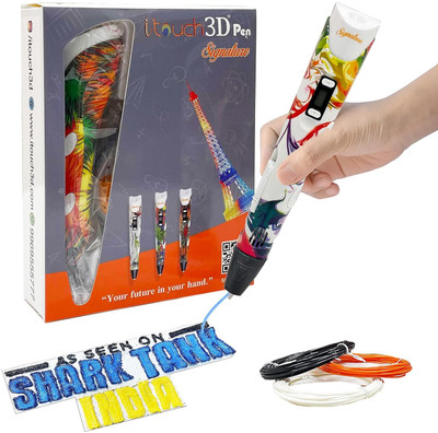 WOL3D Itouch Signature 3D Pen (White) for 3D Drawing; Art and Craft 3D Printer Pen