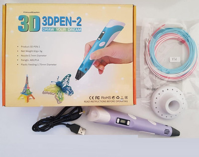 Aqunits 3D drawing pen built in a LED screen 3D Printer Pen