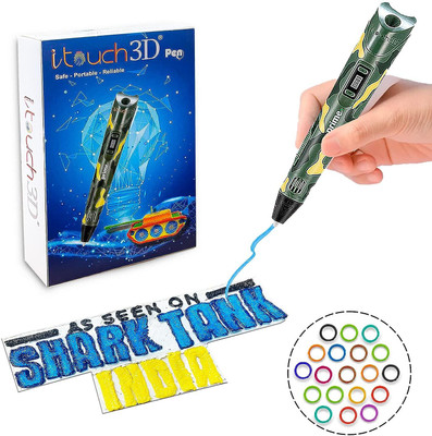 WOL3D Itouch Prime 3D Pen 2023 With 20IN1 5metre Filaments 3D Printer Pen