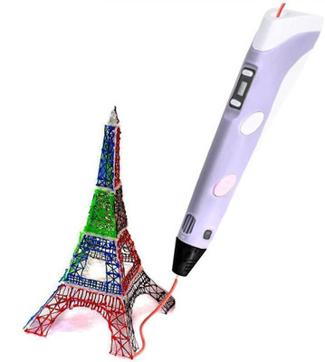 Ink spot 3D Printing Pen with LCD Display FREE 3*10 Meter PLA Filament Refills Multicolor 3D Printer Pen