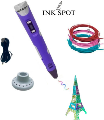 Ink spot 3d pen for kids| 3d pen with lcd display| 3d pen with speed control 3D Printer Pen