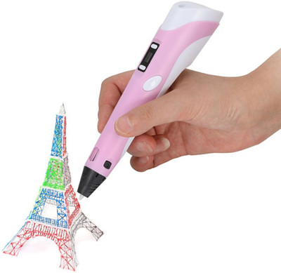 A Quints 3D Pen-2 Professional, Creative Modelling Art with Power Adapter 3D Printer Pen
