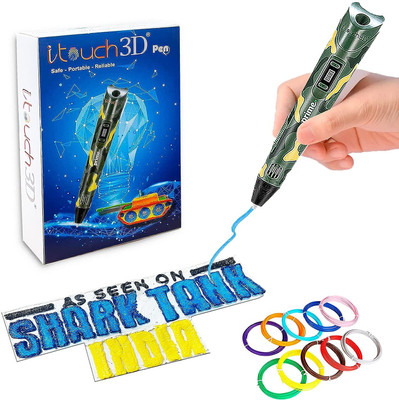 WOL3D Itouch Prime 3D Pen 2023 With 10IN1 5metre Filaments 3D Printer Pen