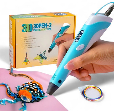SABIRAT 3D Pen For Kids, Draw Your Dream, LCD Display, 3 x 1.75mm ABS/PLA Filament, 3D Printer Pen