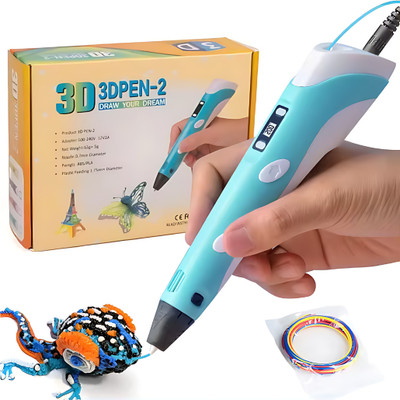 Protomont TECHNOLOGIES 3D Pen Sky Blue for the Printing and 3D Drawing 3D Printer Pen