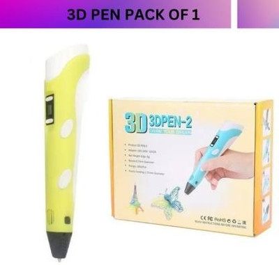 RHINETOYS 3D Printing Drawing Pen with 3 x 1.75mm ABS/PLA Filament 3D Printer Pen