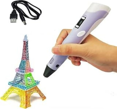 Ink spot 3D Printing Pen with LCD Display FREE 3*10 Meter PLA Filament Refills 1 ml Marker Refill(Multicolor)