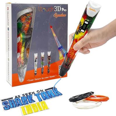 WOL3D Itouch Signature 3D Pen (Orange) for 3D Drawing; Art and Craft 3D Printer Pen