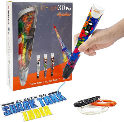 WOL3D Itouch Signature 3D Pen (Blue) for 3D Drawing; Art and Craft with 3D Printer Pen