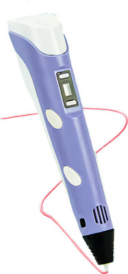 Protomont TECHNOLOGIES 3D Pen for kids with LCD Display with 3X10, 1.75 mm PLA Filament Refills(Purple) 3D Printer Pen