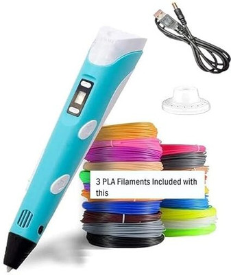 ZUNBELLA 3D Printing Pen with LCD Display & FREE 3*10 Metre Each PLA Filament Refills 3D Printer Pen