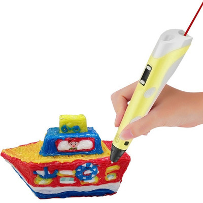 Gentle e kart 3D Pen with USB Cable with 3 * 1.75MM PLA Filaments 3D Printer Pen