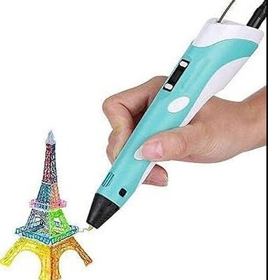 Ink spot 3D Printing Pen for Modelling for Kids - Temperature Control and LCD Display 3D Printer Pen