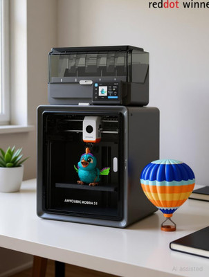 Anycubic Kobra S1 Combo Multi-Color Filament High Speed 3D Printer 3D Printer