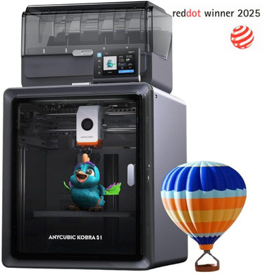 Anycubic Kobra S1 Combo Multi-Color Filament High Speed 3D Printer 3D Printer