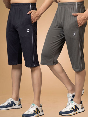 axys Self Design Men Three Fourths