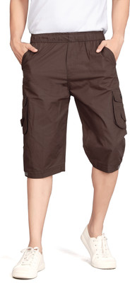Ethnic Trove Solid Men Three Fourths