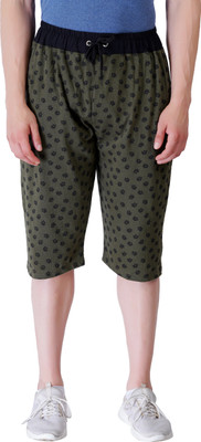 GOKUL FASHION Printed Men Three Fourths