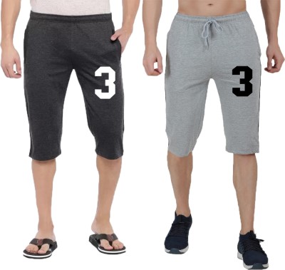 Diwazzo Graphic Print Men Three Fourths